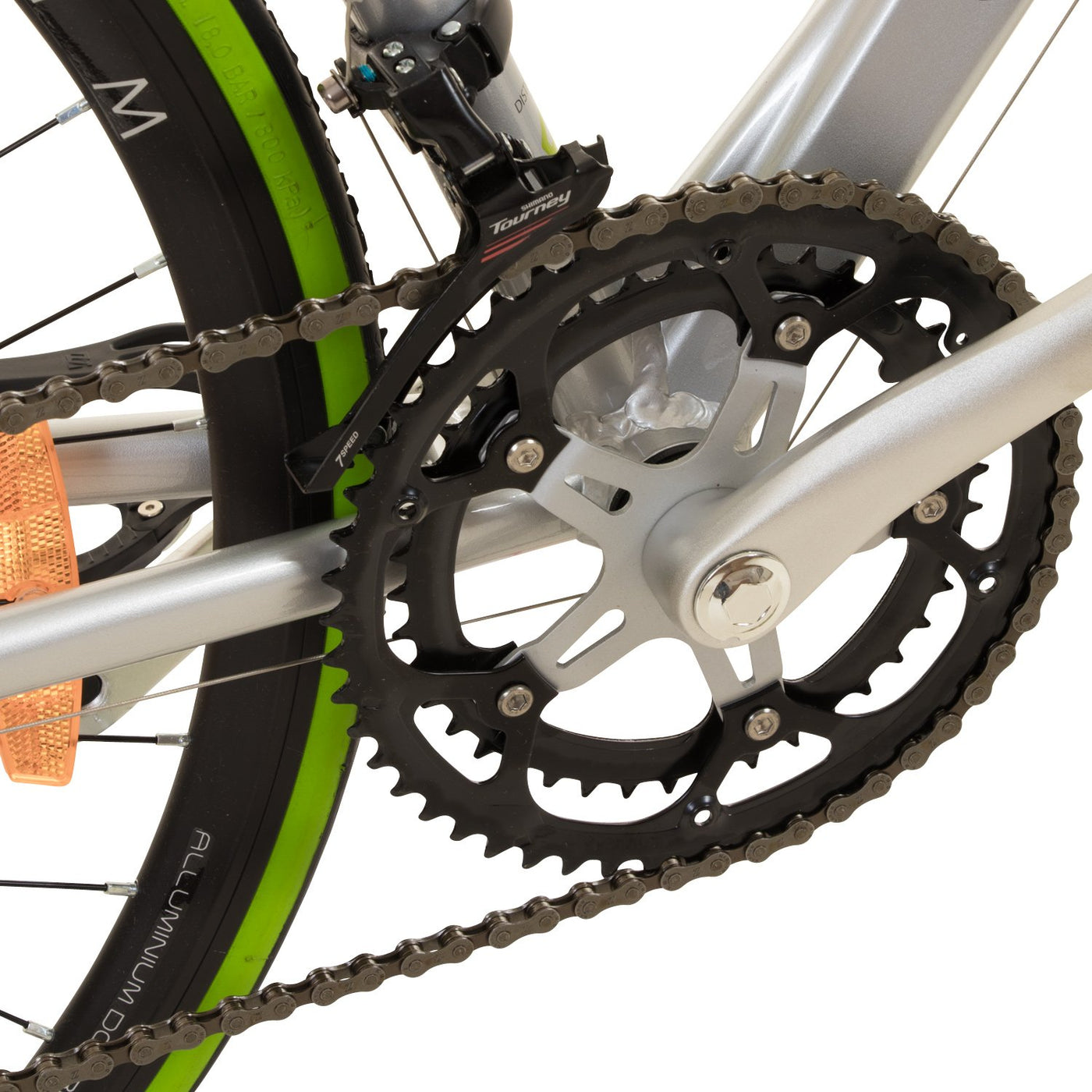 Galano 700C 28 Zoll Rennrad Vuelta Sti 4 Rahmengrößen 2 Farben, Rahmengrösse:59 cm, Farbe:grau/grün