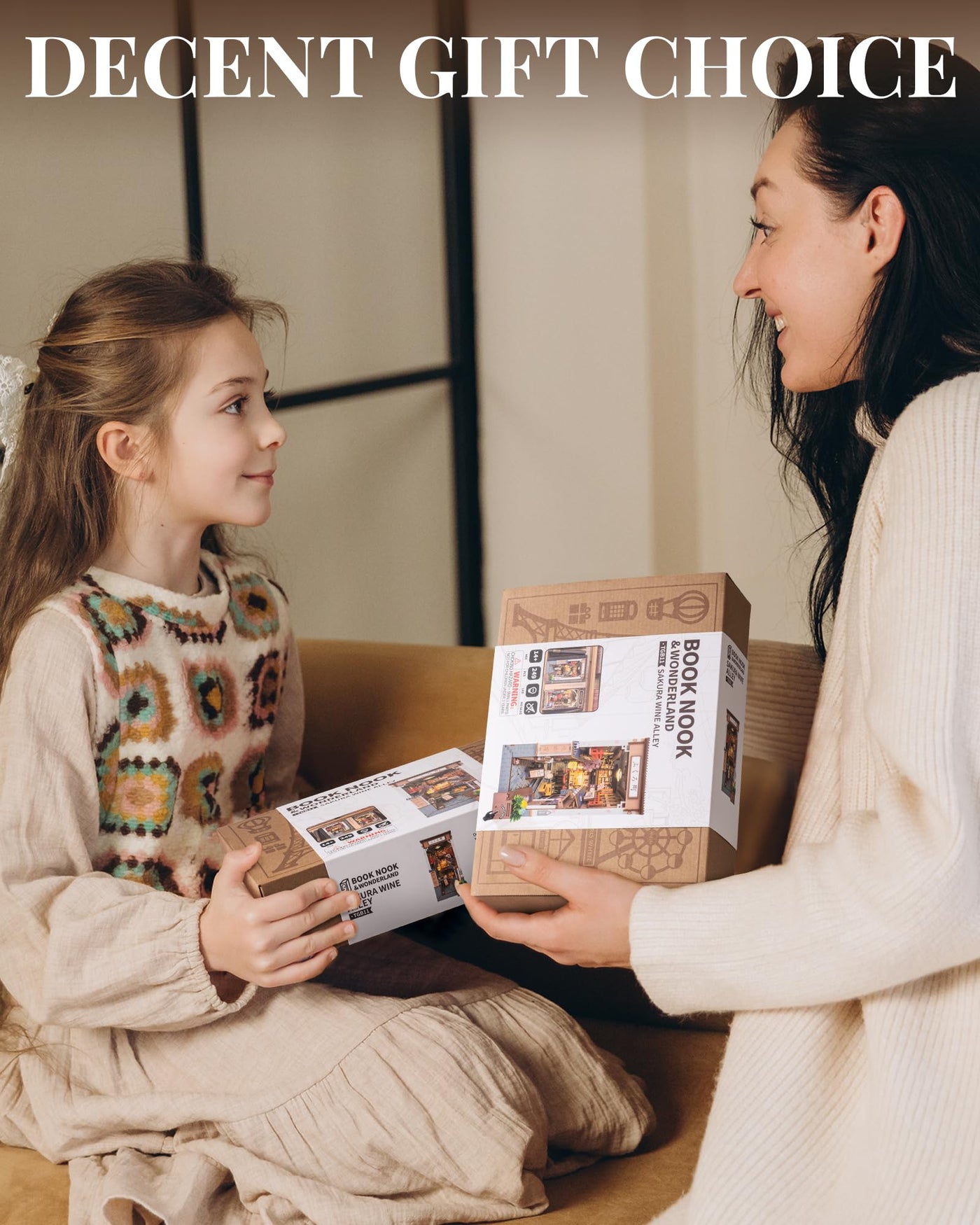 ROBOTIME Book Nook Kit Sakura Wine Alley, DIY Booknook Diorama 3D Puzzle Miniatur Haus, Modellbausatz Geschenke für Erwachsene Teenager, Bücherregal Deko