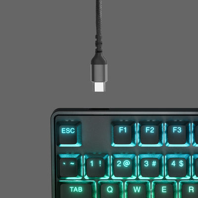 SteelSeries Apex 9 TKL - Mechanische Gaming-Tastatur - Optische Switches - 2-Punkt-Betätigung - Esports-Formfaktor ohne Tenkey - Hotswap- fähige Switches - Deutsches (QWERTZ) Layout