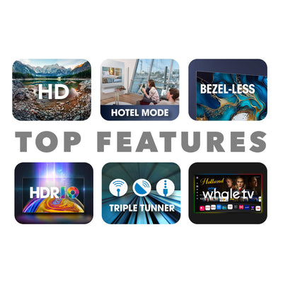 Smart Tech 32HH01K, 32 Zoll (80 cm), HD-LED-Fernseher, Netflix, YouTube, Prime Video, Whale TV