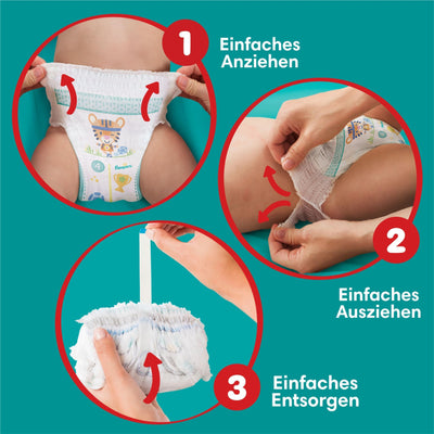 Pampers Windeln Pants Größe 5 Baby-Dry, 160 Windeln, 12kg-17kg, 360° Fit hilft, Auslaufen zu verhindern
