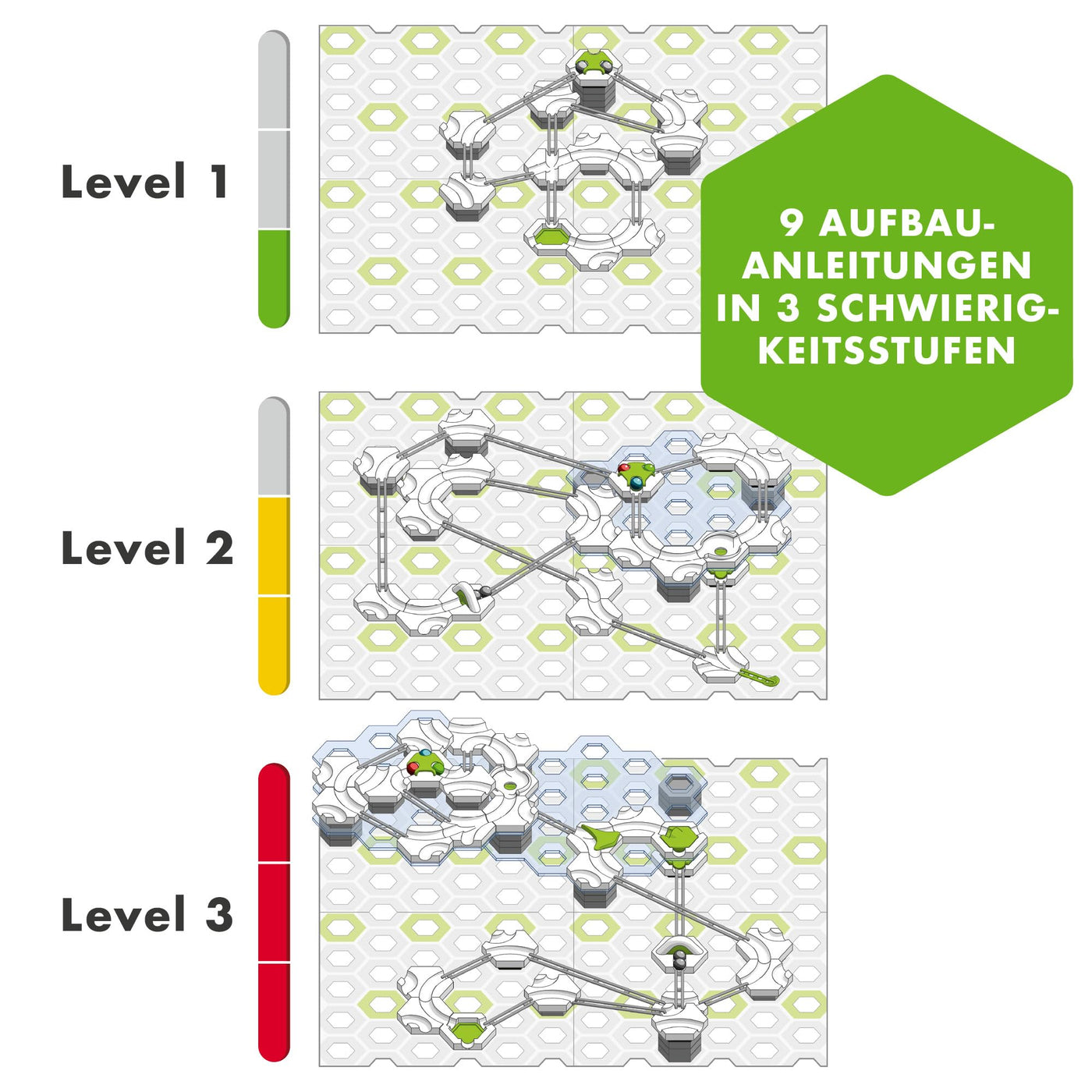 Ravensburger GraviTrax Starter-Set 22410 - GraviTrax Starterset für Deine Kugelbahn - Murmelbahn und Konstruktionsspielzeug ab 8 Jahren, Geschenk für Kinder, alleine bespielbar