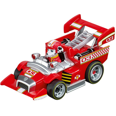 Carrera GO!!! PAW Patrol - Ready Race Rescue Set |2 Slotcars inkl. 2 Handregler mit Turbo-Knopf | Inklusive Chase und Marshall | 4,9 m Streckenlänge mit Looping und Rundenzähler | Maßstab 1:43