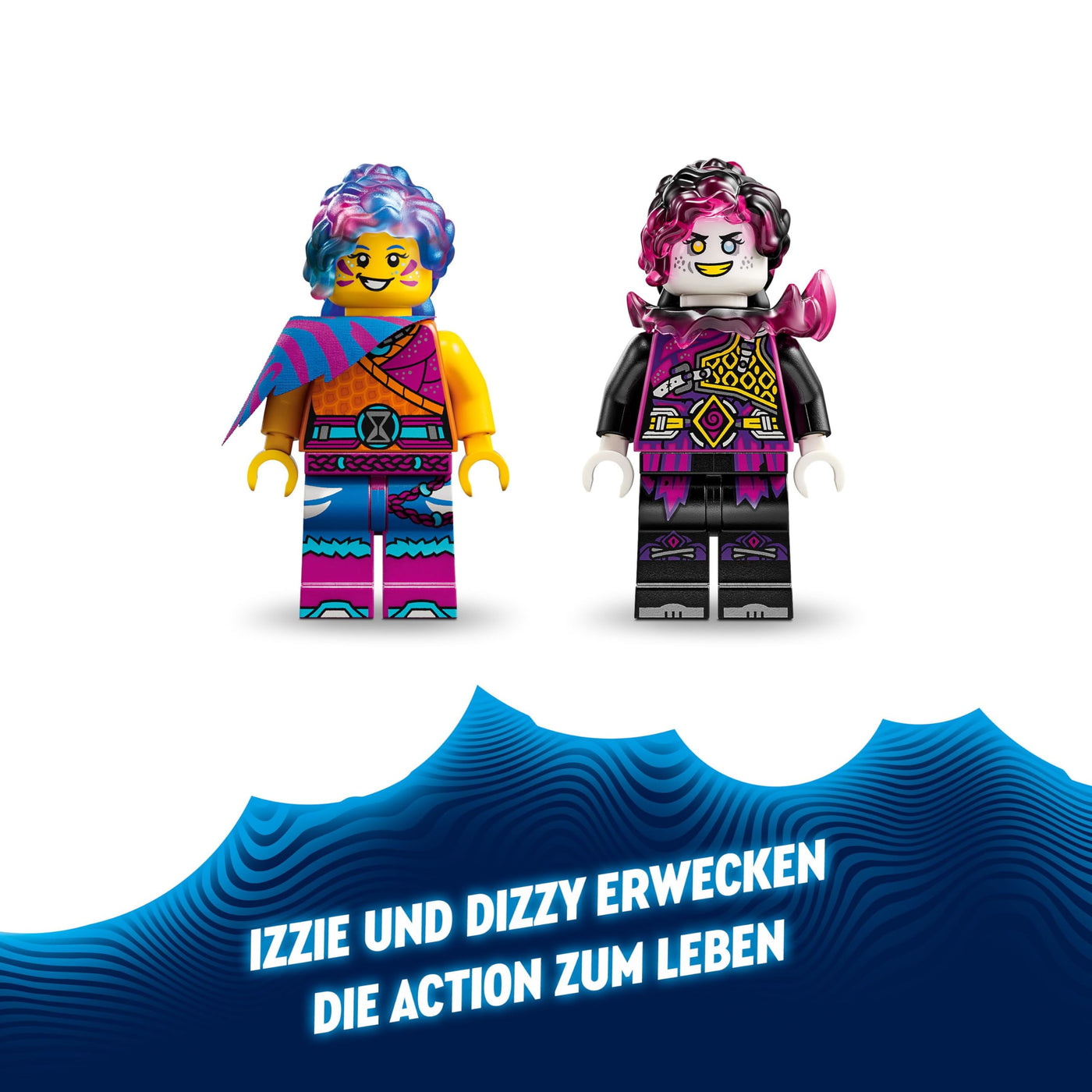 LEGO DREAMZzz 3-in-1 Izzies Traumtiere, magisches Ei mit den Minifiguren Izzy und Dizzy und Tierfiguren, Fantasy-Spielset, Geschenk für Mädchen und Jungen ab 8 Jahren 71481