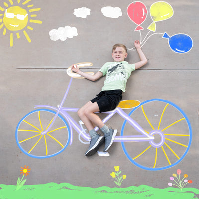 JOYIN 120 Stück Kreide, Riesenbox Ungiftige Jumbo waschbare Straßenmalkreide, Straßenkreide für Tafel und Straße in 10 Farben, Kinder-und Lehrerkreide Set