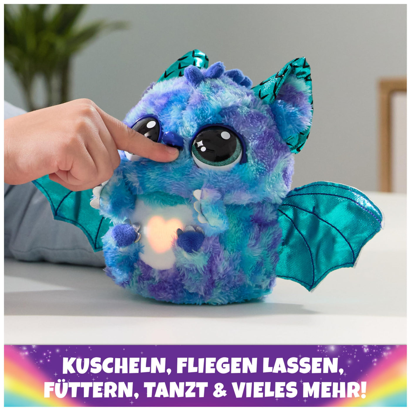 Hatchimals Alive Mystery Ei Draggle - magisches selbstschlüpfendes Ei ca. 25 cm groß mit interaktivem Überraschungs-Plüschtier, für Kinder ab 5 Jahren