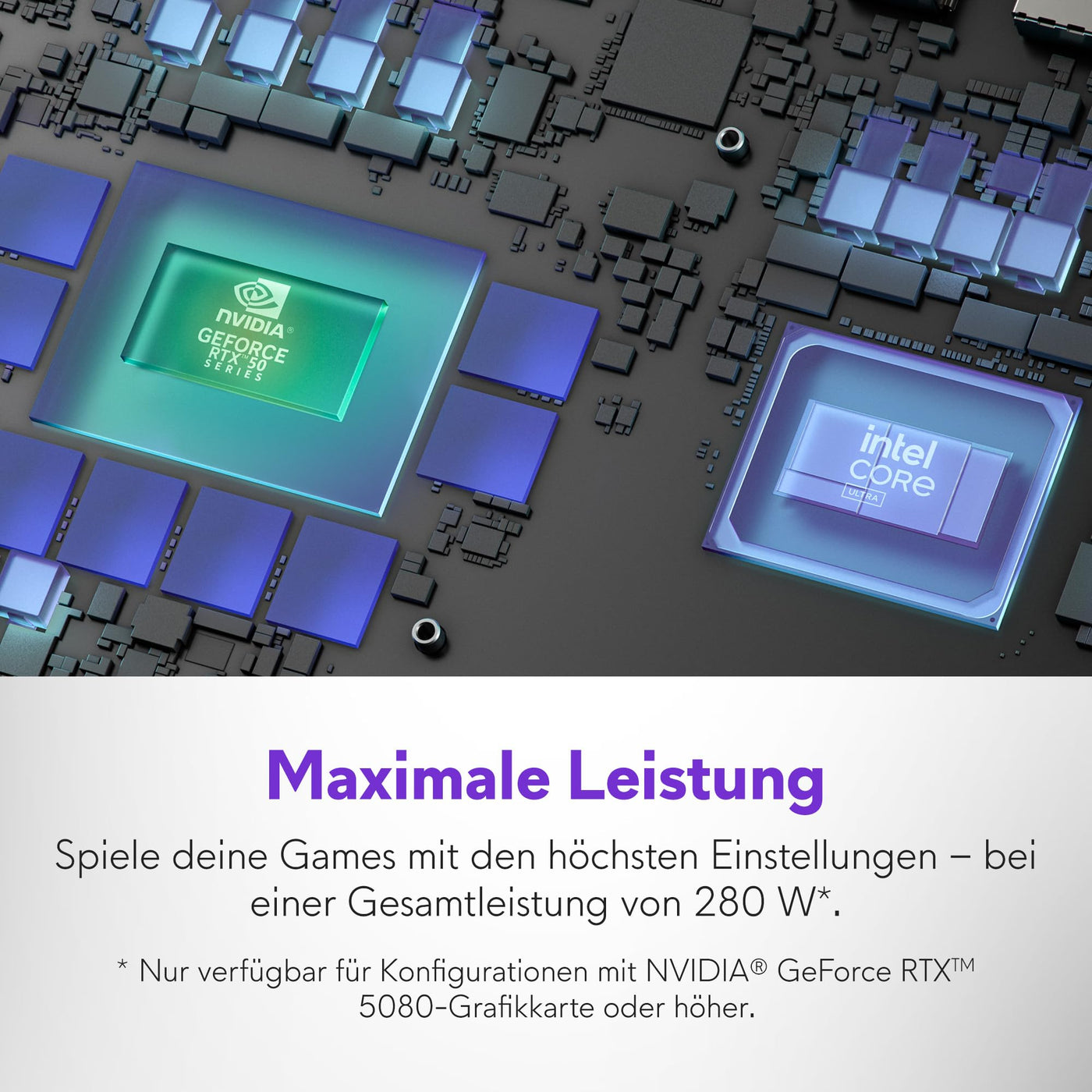 Alienware 18 Area-51 Gaming Laptop 18 Inch QHD+ 300Hz G-Sync, Intel Core Ultra 9 275HX, NVIDIA GeForce RTX 5080, 32GB DDR5 RAM, 2TB SSD, Windows 11 Home, Cryo-tech, AlienFX RGB QWERTZ - Liquid Teal