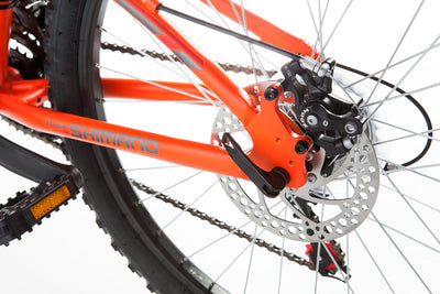 Moma Bikes MTB Kinder Fahrrad, GTT24”, , Aluminium, SHIMANO 21 Gänge, Scheiben Bremsen, Vorne Federung