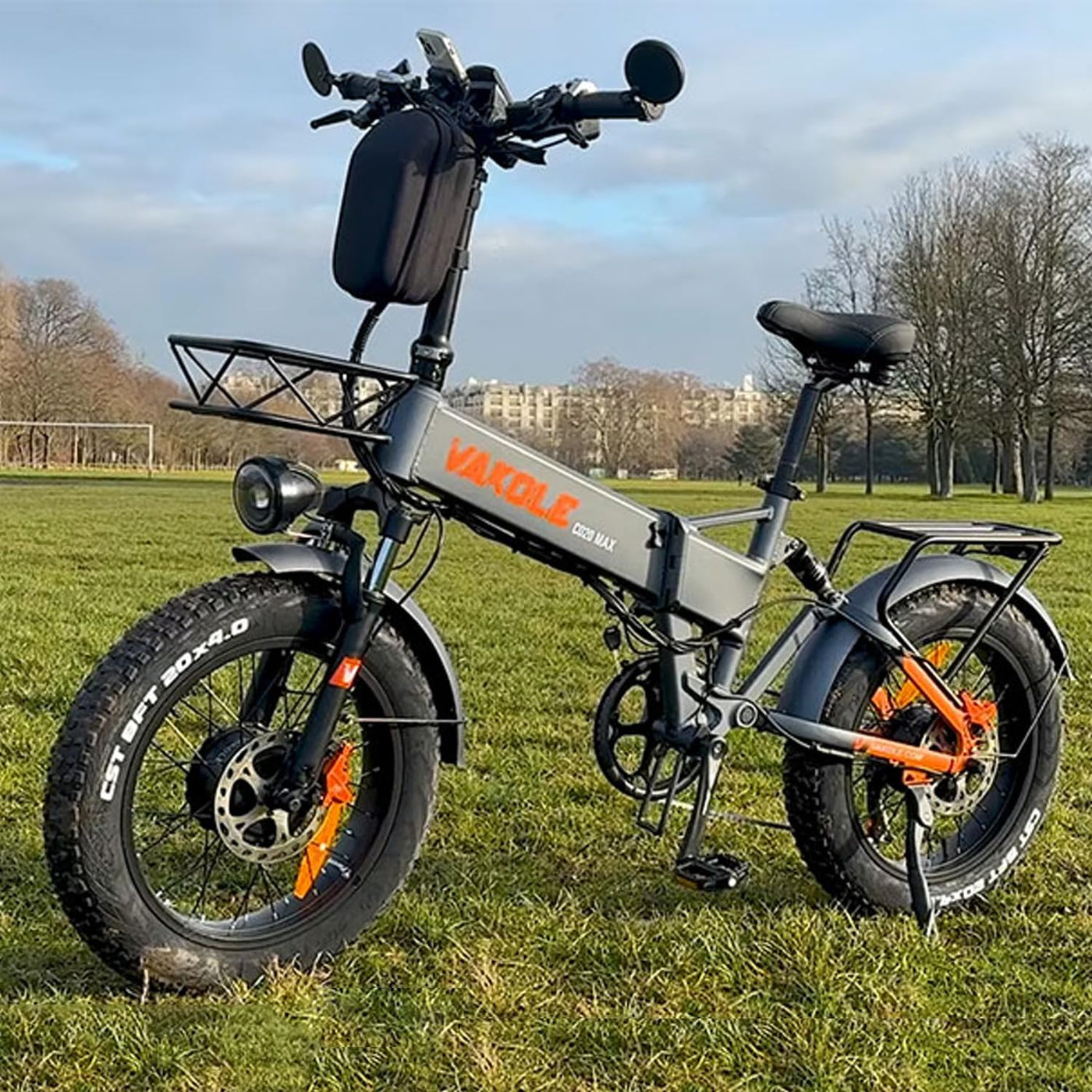 VAKOLE E-Bike Klapprad 20 Zoll Fatbike mit Doppelmotor, 48V 20Ah Akku, 120KM Reichweite - Hydraulische Bremse, Vollfederung Ebike Herren mit APP