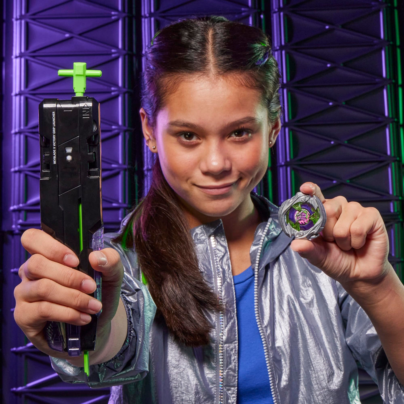 Hasbro Beyblade X Victory Grip rechtsdrehendes Starter-Set