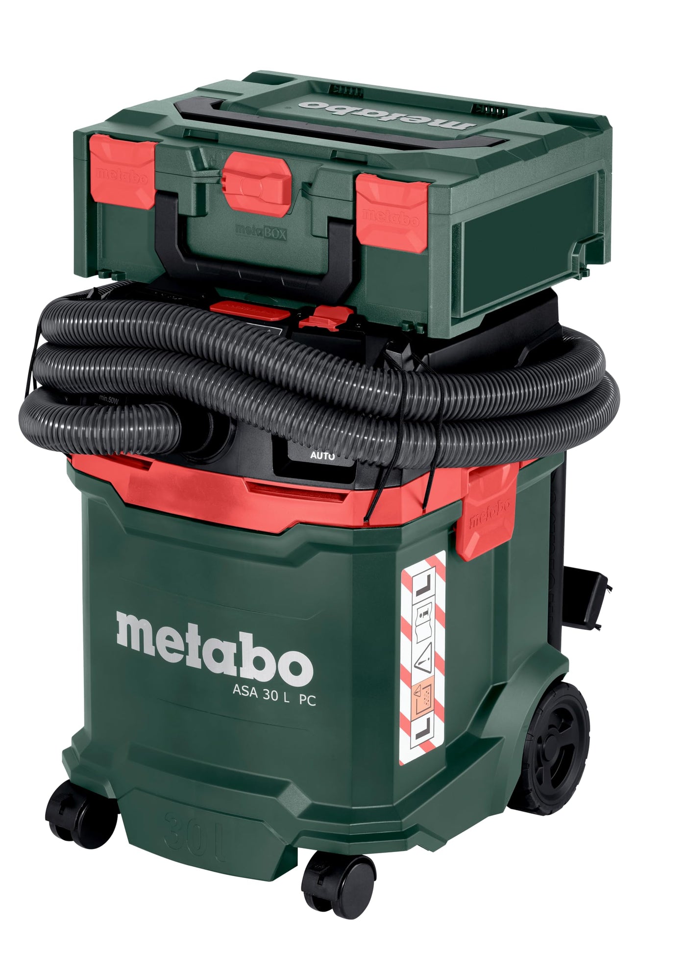 Metabo ASA 30 L PC Allessauger – 602086000 – Nass-/Trockensauger mit integrierter Filterabreinigung – 5,5 m Kabellänge
