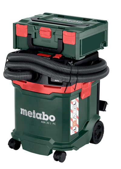 Metabo ASA 30 L PC Allessauger – 602086000 – Nass-/Trockensauger mit integrierter Filterabreinigung – 5,5 m Kabellänge
