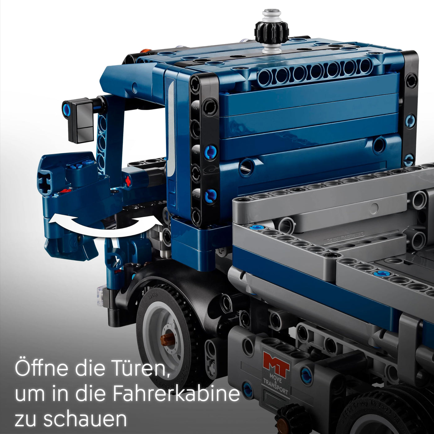 LEGO Technic Kipplaster Spielzeug mit Lenkung und beweglicher Kippmulde - blaues Baufahrzeug - Geschenkidee zum Geburtstag oder für die Feiertage - Bauset für Jungen und Mädchen ab 9 Jahren 42203