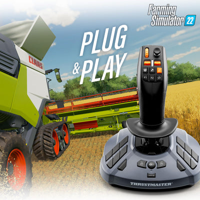 Thrustmaster SimTask FarmStick – Präziser und Multifunktionaler Joystick für Farming-Simulatoren, Fahrzeugsteuerung und Arbeitsgeräte auf PC