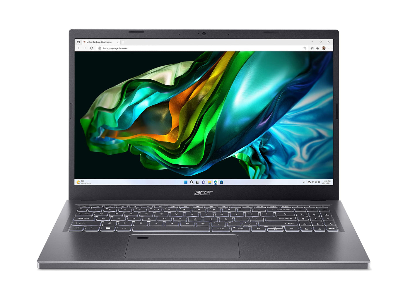 Acer Aspire 5 (A515-48M-R3AE) Laptop | 15, 6" FHD Display | AMD Ryzen 7 7730U | 16 GB RAM | 1 TB SSD | AMD Radeon Grafik | Windows 11 | QWERTZ Tastatur | grau