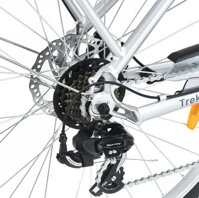 smartEC TrekX-MH E-Bike Trekking Herren 250W Mittelmotor Li-Ion-Akku 36V/13Ah Elektrofahrrad 28 Zoll Reichweite 90km bis 25 km/h Trekking City