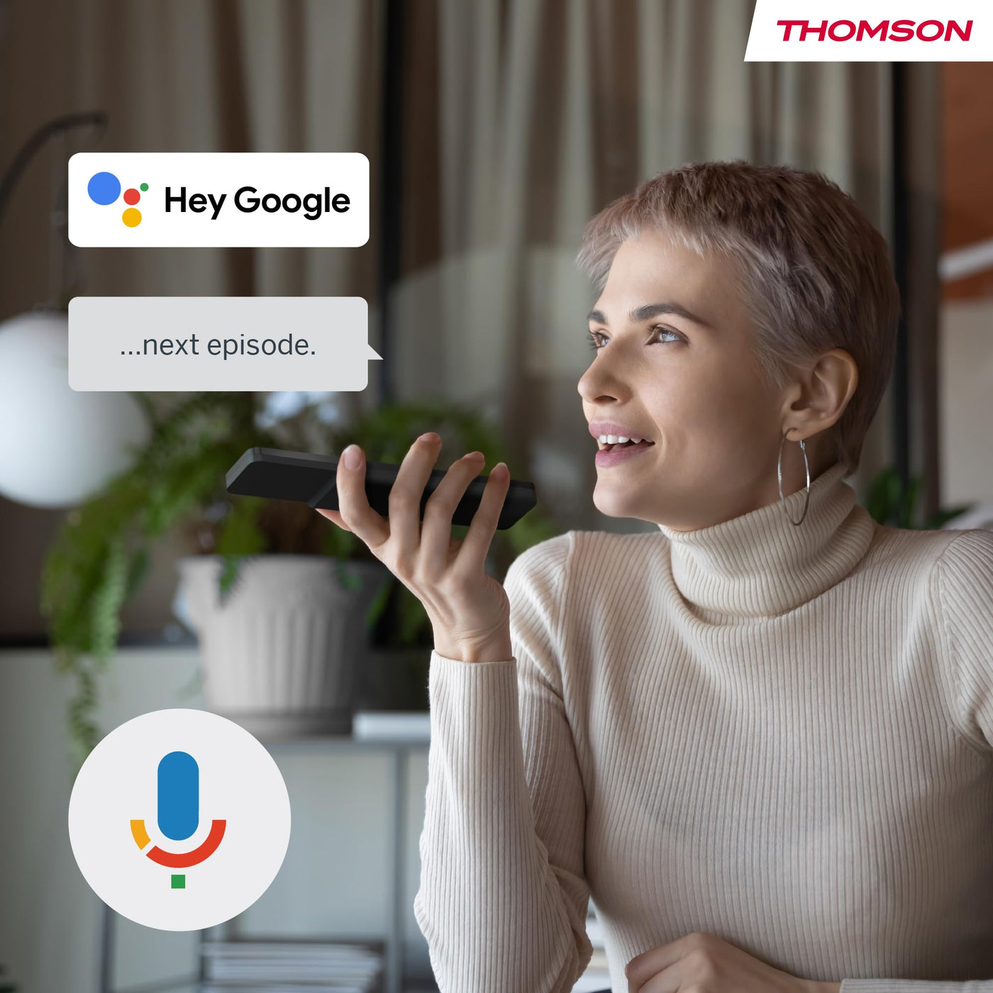 Thomson 24 Zoll (60 cm) LED HD 12V Camping Smart Android TV, Google Assistant, Wi-Fi, Dolby Digital, Bluetooth, Triple-Tuner (Kabel/Satellit/Antenne), HDMI, CI+, A+ Panel- 24HA2S13C