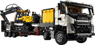 LEGO Technic Volvo FMX LKW mit EC230 Electric Raupenbagger, Kinderspielzeug, Geschenkset für Jungen und Mädchen ab 10 Jahren, Spielzeug Baufahrzeuge, Bagger-Spielzeugset 42175