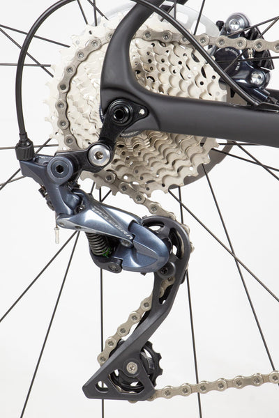 HEAD Unisex - Adult I-Speed Race Road Bike, Matt Black/Green, 54