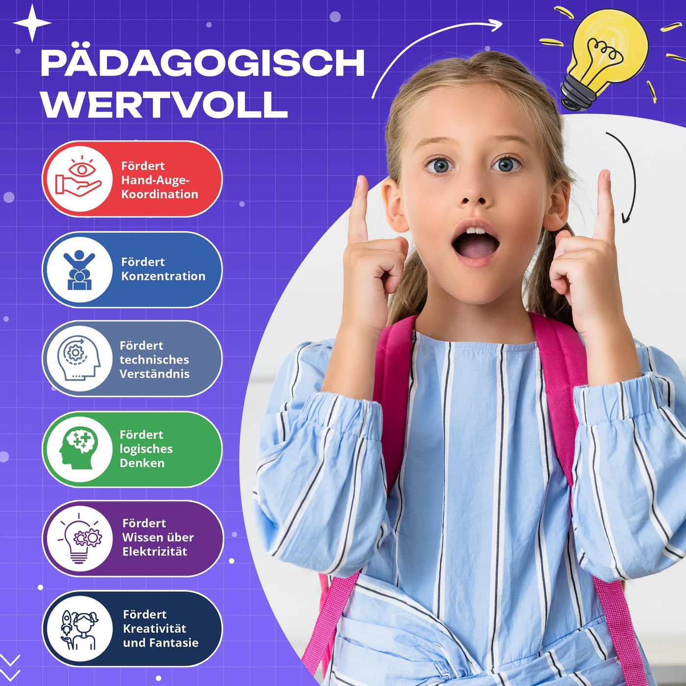 noDNA Elektronik Baukasten Kinder - 300 spannende Experimente für Kinder ab 8 Jahren, Elektro Experimentierkasten ab 8 Jahre inkl. Lernquiz & bebildeter Anleitung – Elektrobaukasten