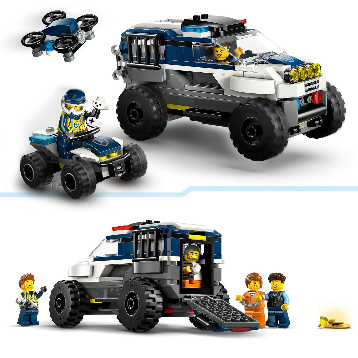 LEGO City Verfolgungsjagd im Polizeigeländewagen (60449)