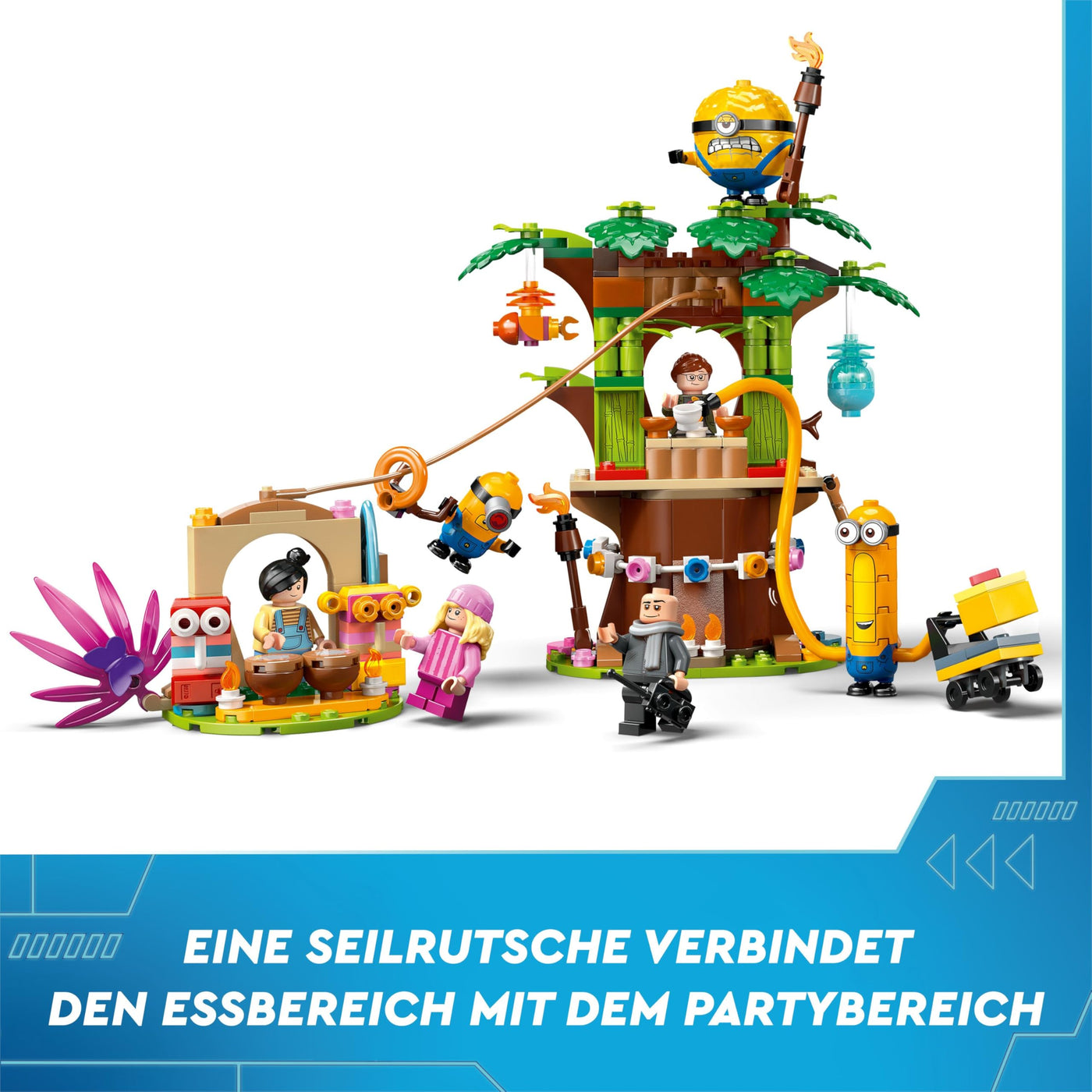 LEGO Ich – Einfach unverbesserlich 4 Familienvilla von Gru und den Minions, Film-Spielset zu Ich – Einfach unverbesserlich 4, Kinderspielzeug, Geschenk für Jungen und Mädchen ab 8 Jahren 75583