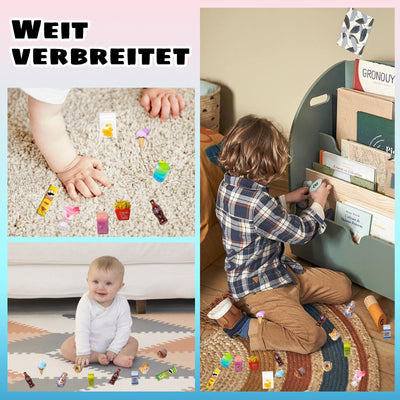 17-teiliges Miniatur Zubehör Set – Wichtel Zubehör Weihnachten – Puppenhaus & Wichteltür Deko – Mini Essen & Getränke aus Harz – 1:12 Maßstab für DIY & Miniaturwelt