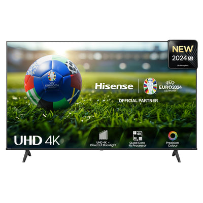 Hisense 43 Zoll 4K Smart TV 43A6NTUK - Dolby Vision, Game Mode PLUS mit 60Hz VRR ALLM, Smooth Motion, AI Sports Mode, Vidaa OS with Freely, Youtube, Netflix und Disney+ & Now TV (Modell 2024)