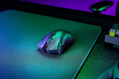 Razer DeathAdder V2 X Hyperspeed - Ergonomische Wireless Gaming Maus für PC/Mac (Mechanische Schalter, Hyperspeed Wireless Technologie, Optischer Sensor) Schwarz
