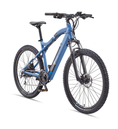 TELEFUNKEN E-Bike Mountainbike Elektrofahrrad Alu, 24 Gang Kettenschaltung - Pedelec MTB 27,5 Zoll, Hinterradmotor 250W, Scheibenbremsen, Fahrradschloss, Aufsteiger M922