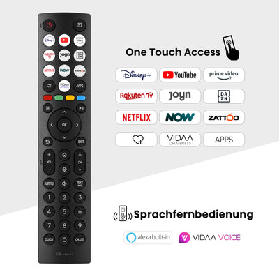 Hisense 43E6NT 108cm (43 Zoll) Fernseher, 4K UHD Smart TV, Precision Colour, HDR, Dolby Vision, 60Hz, Triple Tuner DVB-C/S/S2/T/T2, WiFi, HDMI 2.1, Bluetooth, Alexa Built-in, Schwarz, [2024]