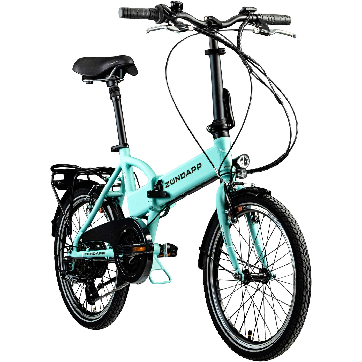 ZÜNDAPP Z101 20 Zoll E Bike Faltrad Damen Herren Elektrofahrrad klappbar Fahrrad Elektro Klapprad Ebike Pedelec E-Bike Erwachsene Klappfahrrad