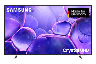 Samsung Crystal UHD U8079F 4K 65 Zoll (163 cm) LED Fernseher, Crystal Prozessor 4K, MetalStream Design, SmartThings, AI Upscaling, Gaming Hub, Knox Security, Kostenlose Inhalte, Smart TV (2025)