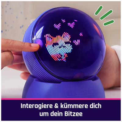 Bitzee Hamsterball - interaktives Spielzeug mit über 20 virtuellen Hamstern zum Rollen und Spielen, das Digitale Haustier reagiert auf Berührung und Bewegung, für Kinder ab 5 Jahren