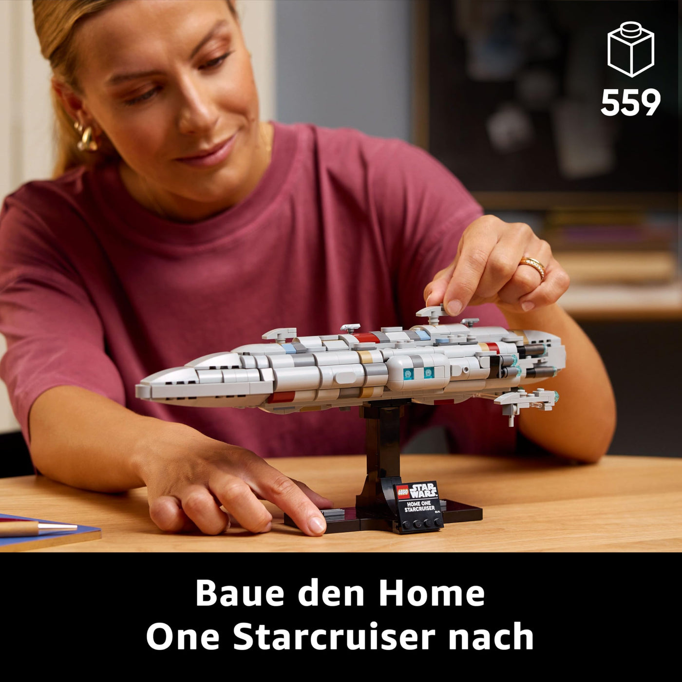 LEGO Star Wars 75405 Home One Starcruiser aus Die Rückkehr der Jedi-Ritter - Sternenschiff Modell - Fantasy Set und Sammlerstück zum Bauen und Ausstellen - Geschenk für Erwachsene & Jugendliche Fans