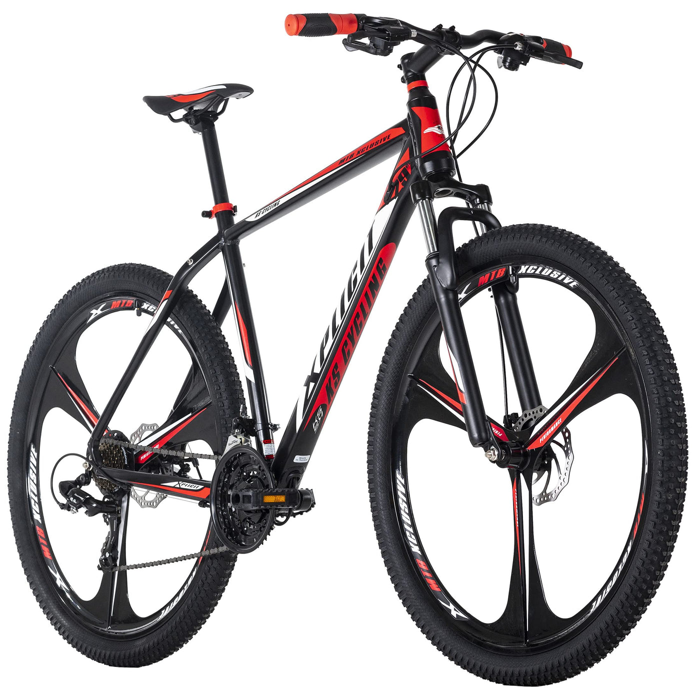 KS Cycling Mountainbike Hardtail 29" Xplicit schwarz-rot RH 53 cm