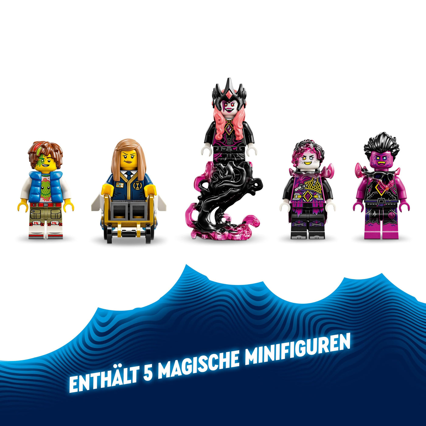 LEGO DREAMZzz 3-in-1 Der Mitternachtsrabe der Nimmerhexe, Spielset für Jungen und Mädchen ab 9 Jahren, mit Tierfigur, Fantasy-Hütte zum Umbauen in EIN Haus, eine Spinne oder einen Vogel 71478