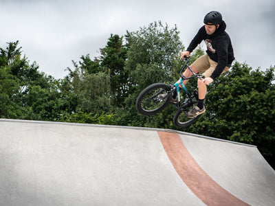 Mongoose Ritual 500 BMX-Rad, 20" Laufräder, Hi-Ten Stahlrahmen, Schwarz, Blau