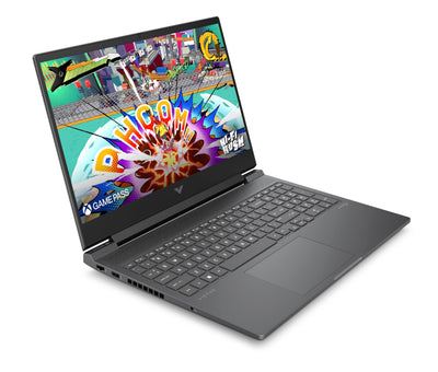 HP Victus Gaming Laptop, 16,1" FHD 144Hz Display, AMD Ryzen 7 8845HS, 16GB DDR5 RAM, 1TB SSD, NVIDIA GeForce RTX 4070 (8GB), QWERTZ, Windows 11, Mica Silver