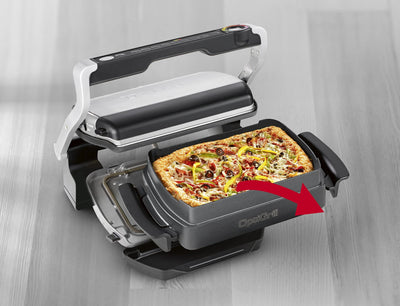 Tefal XA7278 OptiGrill+ XL Backschale, geeignet für alle OptiGrill+ XL Modelle, 2 Liter Fassungsvermögen, antihaftbeschichtete Aludruckguss-Form, Portionen 4 bis 6, Schwarz