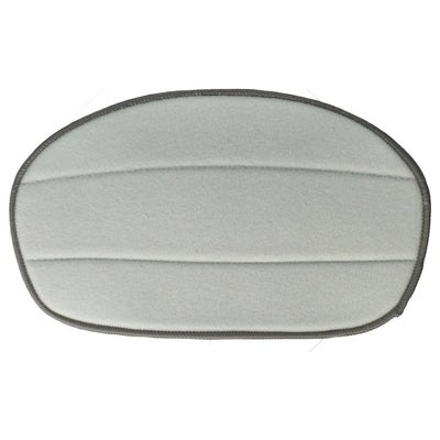 vhbw 2x Wischbezug kompatibel mit Leifheit CleanTenso Dampfreiniger, Dampfmop - Mikrofaser, Grau