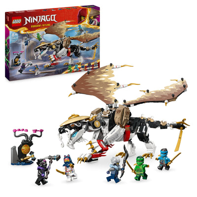 LEGO NINJAGO Egalt der Meisterdrache, Ninja-Set mit Drachen-Spielzeug und 5 Figuren inkl. Lloyd und NYA, Drachenmeister, Geschenk für Jungs und Mädchen ab 8 Jahren 71809
