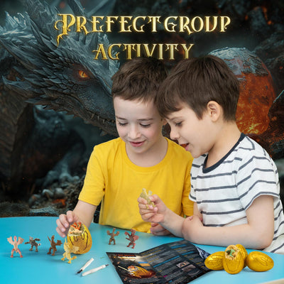 Grabset für Kinder Gold Drachenei Ausgrabungsset für Kinder - 12-Drachenspielzeug Ausgraben - Experimente Geschenk Junge Mädchen 5 6 7 8 9 10 11 12 Jahre