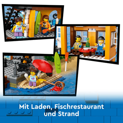 LEGO City Hafen mit Frachtschiff, Bauspielzeug für Jungen und Mädchen ab 8 Jahren, Geschenkidee für Kinder, Containerkran, Schiff-Spielzeug und 8 Minifiguren 60422