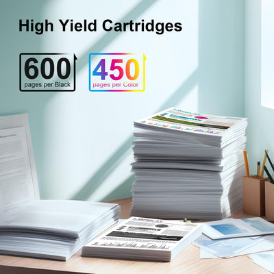 LOFBLAT 305XL Druckerpatronen, für HP 305 XL Patronen für HP DeskJet 2700 2710 2720 DeskJet Plus 4110 4120 Envy 6010 6020 6032 Envy Pro 6400 6420 2 Pack