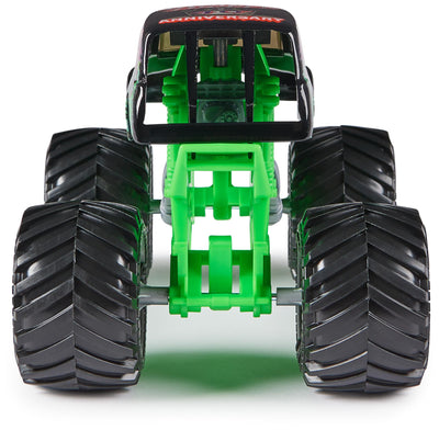 Monster Jam, Grave Digger Monster Truck, detailreiches Metall-Spritzguss-Fahrzeug zum Spielen und Sammeln im Maßstab 1:24, klassisches Farb-Schema, Spielzeug für Kinder ab 3 Jahren