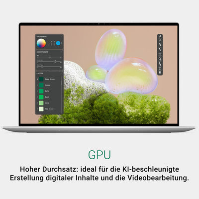 Dell XPS 13 (9350) Laptop Copilot+ 13.4 Inch FHD+ 120Hz, Intel Core Ultra 5 Series 2, 16GB RAM, 512GB SSD, Intel Arc Graphics, Windows 11 Home, Fingerprint Reader, QWERTY Keyboard, Platinum