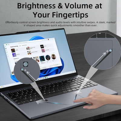 15,6" FHD Laptop, Ryzen 5 3500U (bis zu 3,7 GHz) Quad-Core-Prozessor, 16GB DDR4 RAM, 1TB NVMe SSD, Tragbares Notebook mit Touchpad-Steuerung & Privatsphäre-Webcam-Schalter (16+1TB)