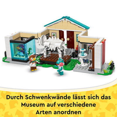 LEGO Animal Crossing Eugens Museumssammlung (77056); Bauset zum Sammeln für Kinder mit Minifiguren und Triceratops-Fossil; Nintendo Charakter für Mädchen und Jungen ab 7 Jahren
