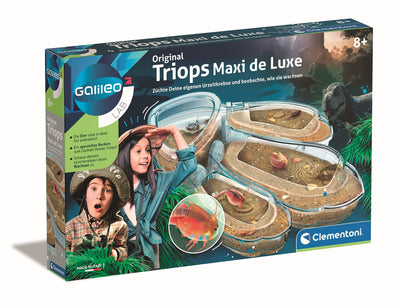 Clementoni Galileo Lab – Original Triops Maxi de Luxe, Züchten & Beobachten von Urzeitkrebsen, Spielzeug für Kinder ab 8 Jahren, neues Modell 2021 von Clementoni 59246